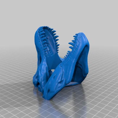 Mô hình đầu khủng long T-Rex chi tiết (T-Rex Head no Base)