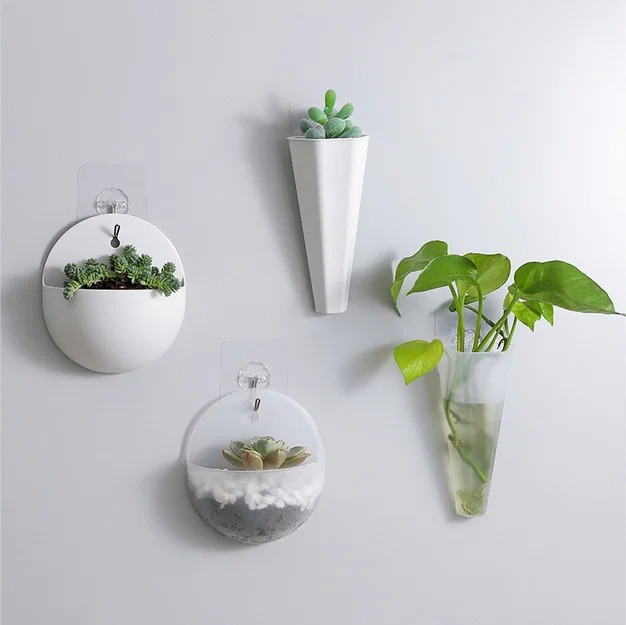 Planter 21 - Hang In There, Set (Bộ chậu treo tường dễ thương) - Image 1