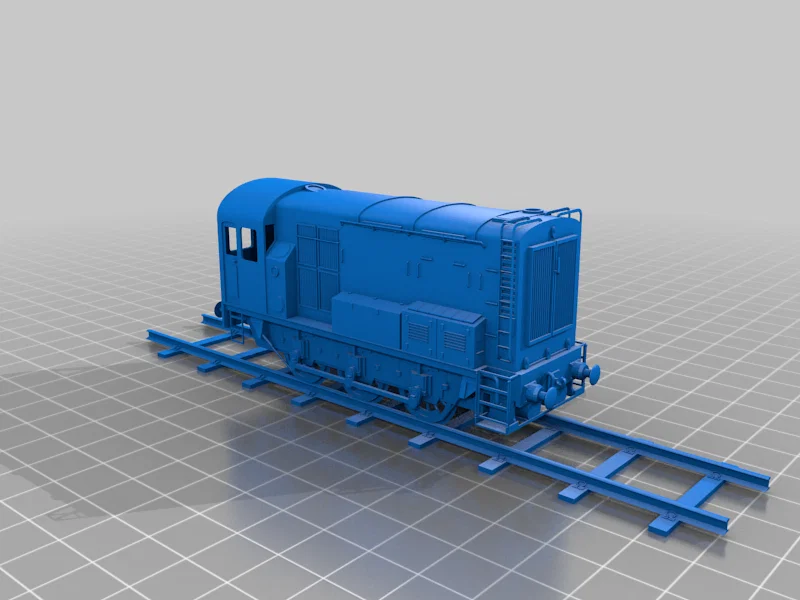 Mô hình đầu máy Class 08 British Rail Shunter in 3D - Image 1