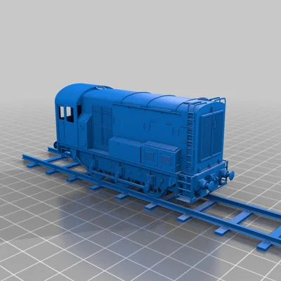 Mô hình đầu máy Class 08 British Rail Shunter in 3D