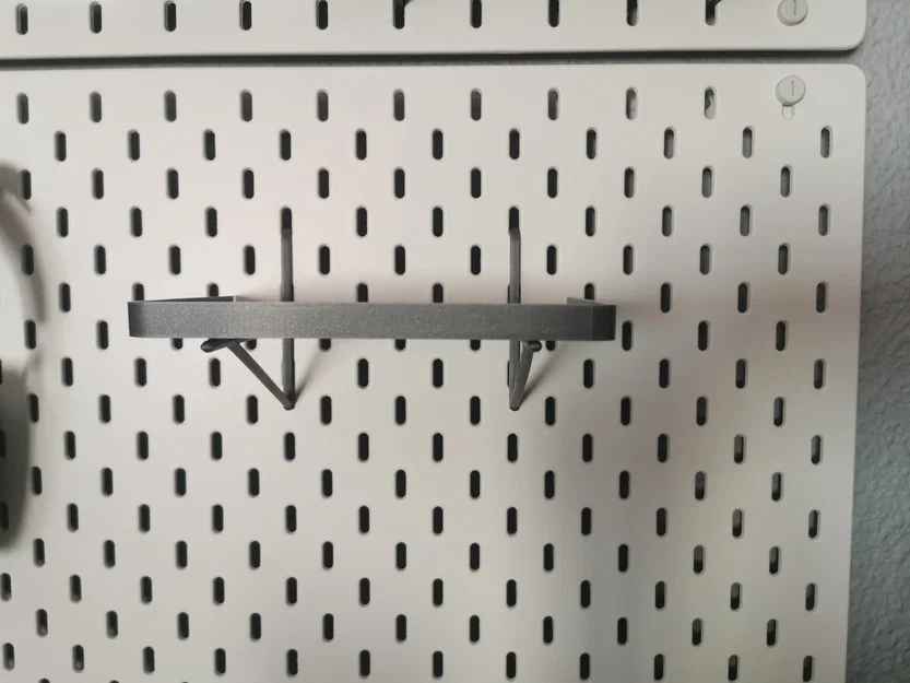 Kệ treo đồ 180mm cho bảng IKEA Skadis - Tự in 3D tiện lợi - Image 2