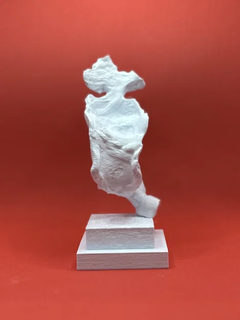 Bộ ba tượng nghệ thuật L'expressionisme độc đáo cho trang trí - Image 2