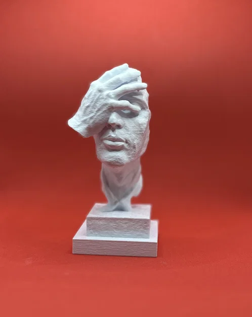 Bộ ba tượng nghệ thuật L'expressionisme độc đáo cho trang trí - Image 4