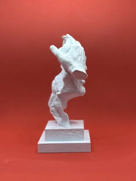 Bộ ba tượng nghệ thuật L'expressionisme độc đáo cho trang trí - Image 6