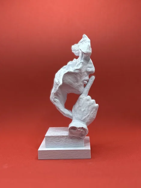 Bộ ba tượng nghệ thuật L'expressionisme độc đáo cho trang trí - Image 8