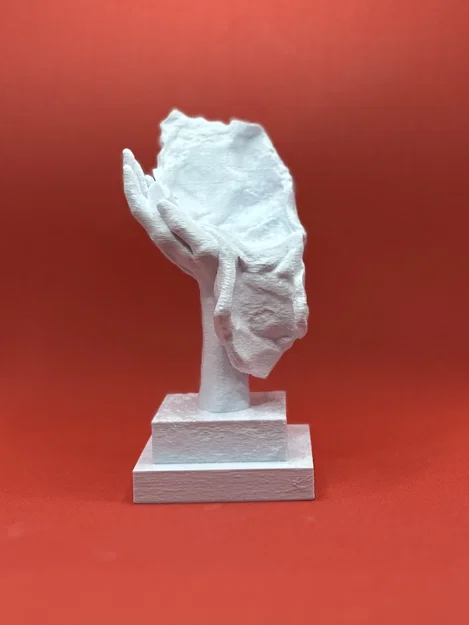 Bộ ba tượng nghệ thuật L'expressionisme độc đáo cho trang trí - Image 10