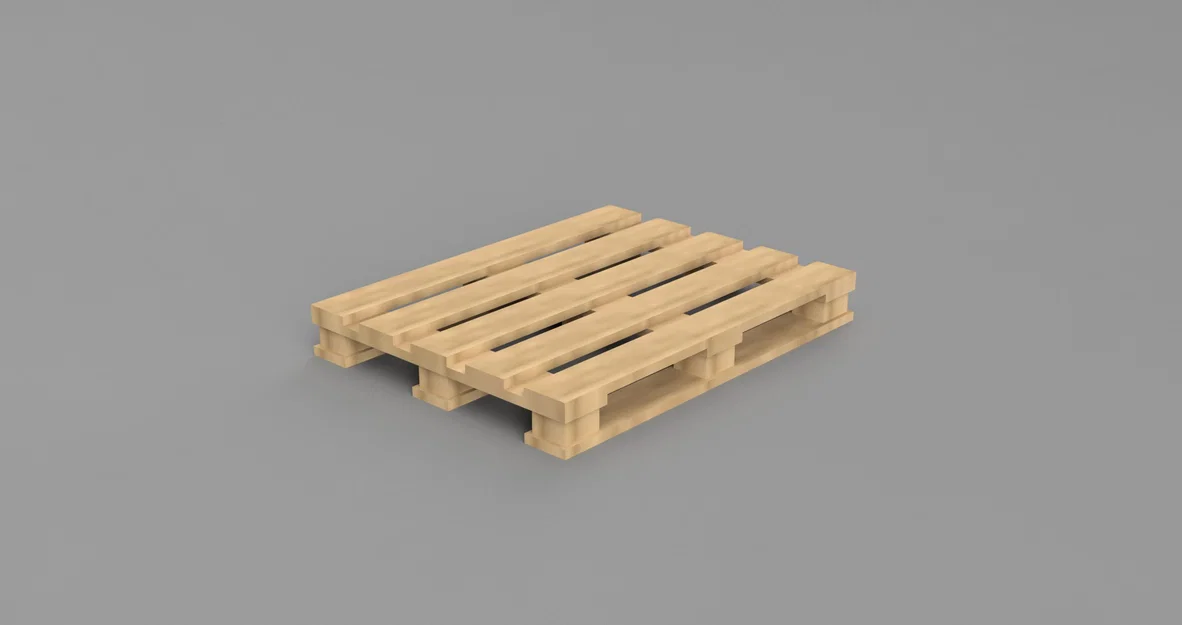 Mô hình Pallet gỗ 3D thu nhỏ - In không cần support cực đẹp - Image 1