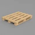 Mô hình Pallet gỗ 3D thu nhỏ - In không cần support cực đẹp - Thumbnail 1