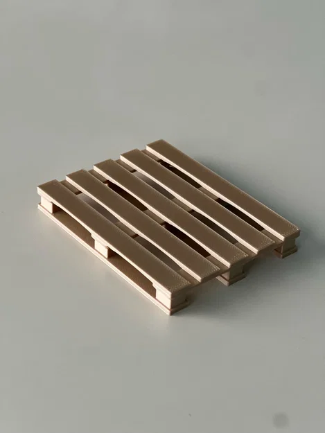 Mô hình Pallet gỗ 3D thu nhỏ - In không cần support cực đẹp - Image 3
