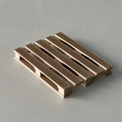 Mô hình Pallet gỗ 3D thu nhỏ - In không cần support cực đẹp