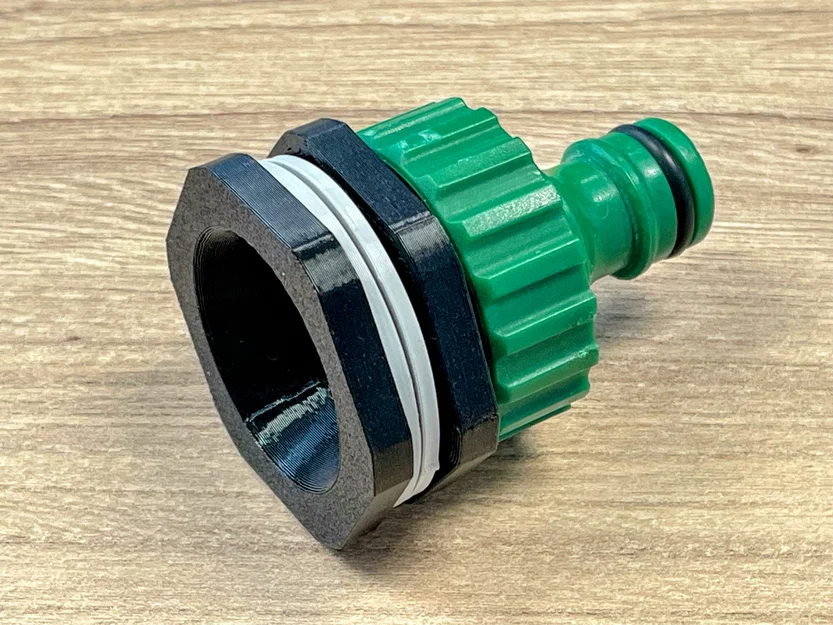 Bộ chuyển đổi vòi xả cho thùng chứa nước (Rain Barrel Drain Adapter G1") - Image 1