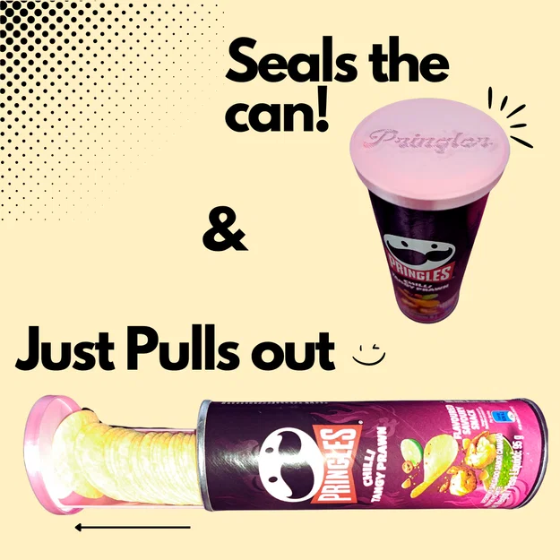 The Pringler - Dụng cụ lấy Pringles khỏi lon & đậy kín lại - Image 2