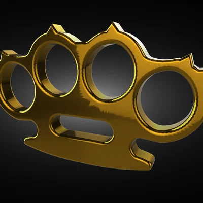 Mô hình tay gấu 6 gai nhọn (Defense Knuckles) tự in 3D
