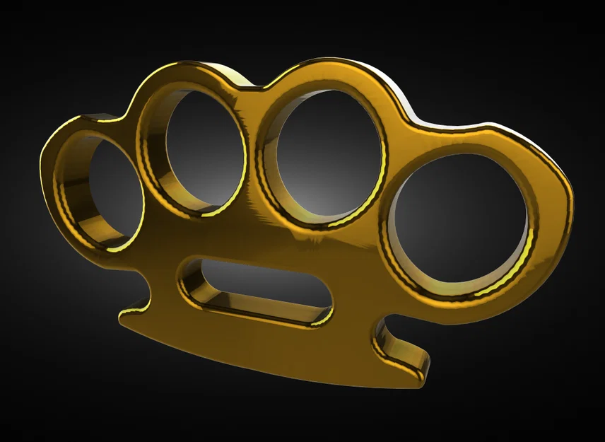 Mô hình tay gấu bảo vệ (Defense Knuckles) cổ điển in 3D - Image 2