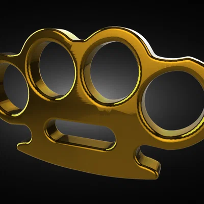 Mô hình tay gấu bảo vệ (Defense Knuckles) cổ điển in 3D