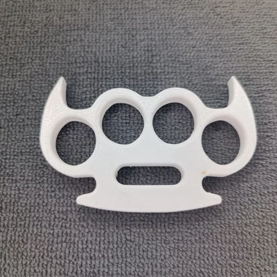 Mô hình tay gấu tự vệ (Defense Knuckles - Horns) in 3D