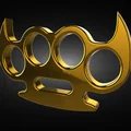 Mô hình tay gấu tự vệ (Defense Knuckles - Horns) in 3D - Thumbnail 2