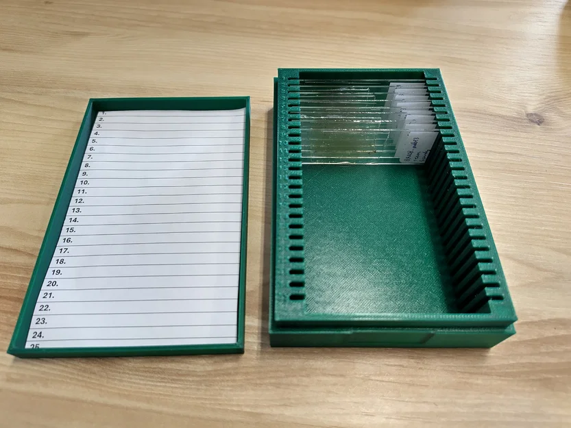 Hộp đựng tiêu bản kính hiển vi 25 vị trí (Microscopy slide box) - Image 1