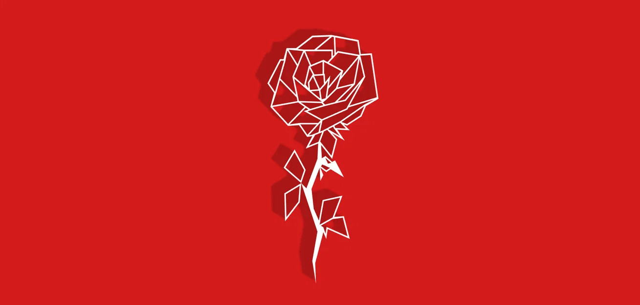 Bông Hồng Hình Học (Geometric Rose) - Image 1