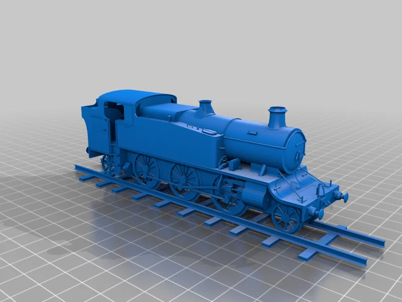 Mô hình đầu tàu xe lửa GWR 61xx (6100 Class) chi tiết cho in 3D - Image 1