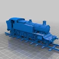 Mô hình đầu tàu xe lửa GWR 61xx (6100 Class) chi tiết cho in 3D - Thumbnail 1