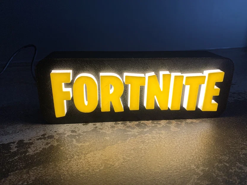 Đèn logo FORTNITE (FORTNITE Logo Lamp) - Image 1