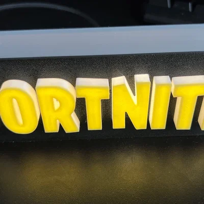 Logo LED Fortnite