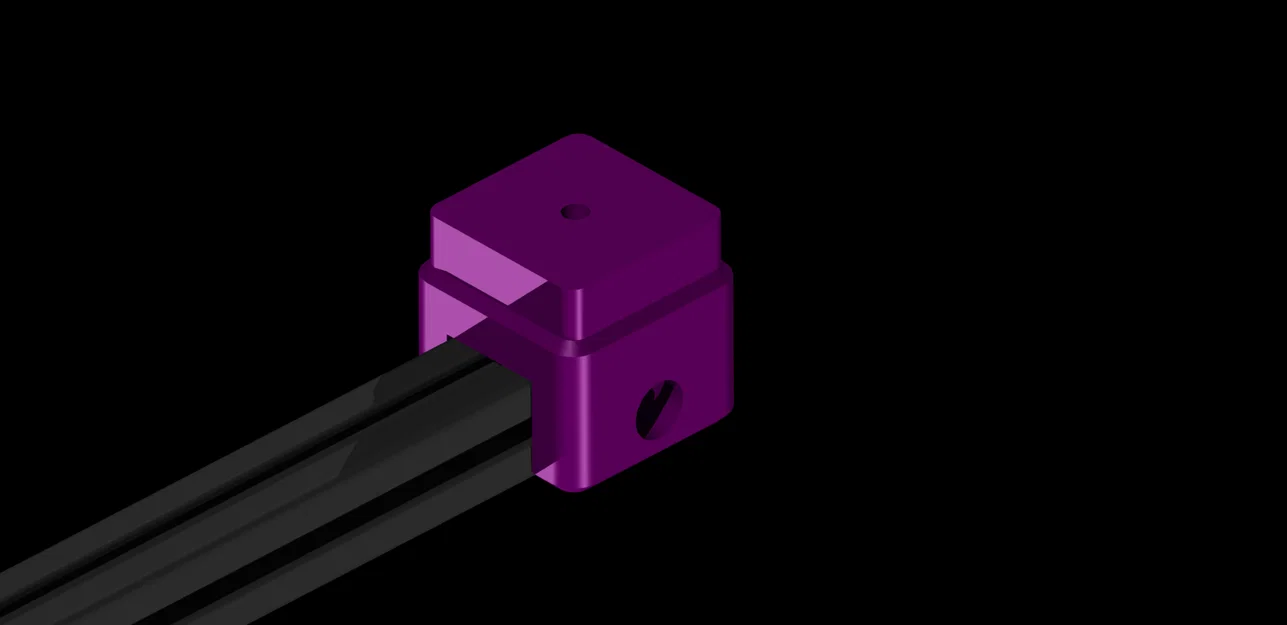 Cữ khoan cho nhôm định hình 2020 (2020 Extrusion drill guide) - Image 1