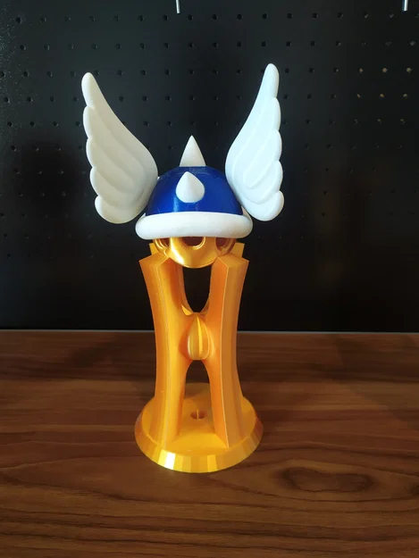 Mô hình Mario Blue Shell Trophy - Cúp trang trí độc lạ cho game thủ - Image 1