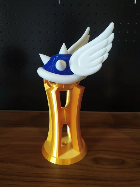 Mô hình Mario Blue Shell Trophy - Cúp trang trí độc lạ cho game thủ - Image 10
