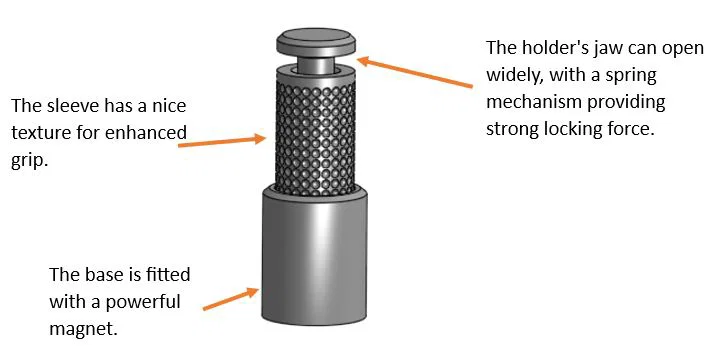 MagSpring PCB Holder – Kẹp giữ PCB nam châm lò xo - Image 2