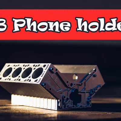 Kẹp giữ điện thoại & organizer V8 Engine (để USB pendrive)