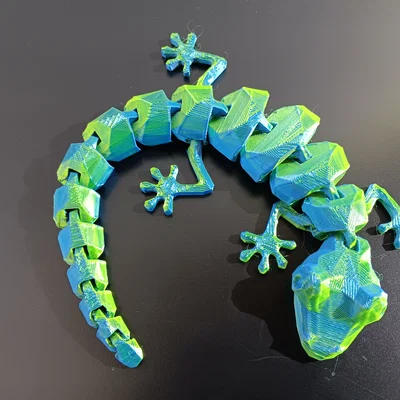 Mô hình Thằn lằn khớp nối Low Poly