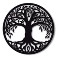Mô hình Cây Sự Sống (Tree of Life) in 3D treo tường và làm móc khóa - Thumbnail 1