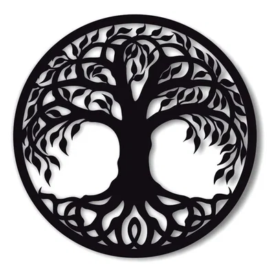 Mô hình Cây Sự Sống (Tree of Life) in 3D treo tường và làm móc khóa