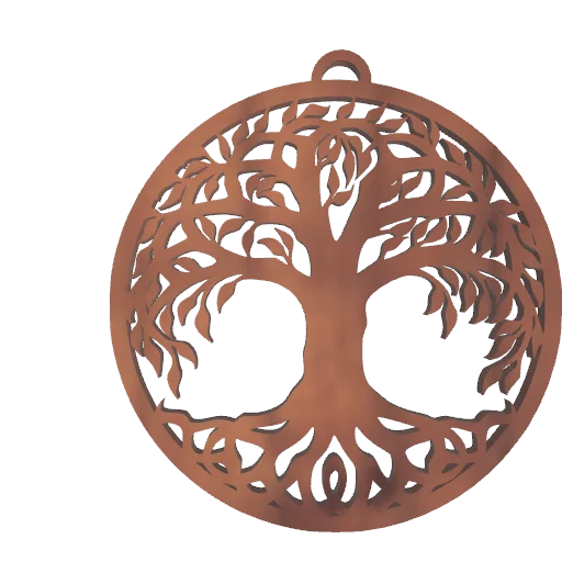 Mô hình Cây Sự Sống (Tree of Life) in 3D treo tường và làm móc khóa - Image 2