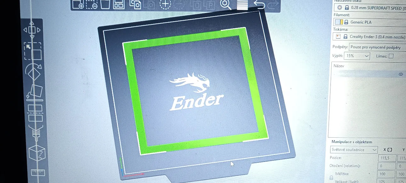 File test cân bàn in 3D hiệu quả cho máy Ender-3 - Image 1