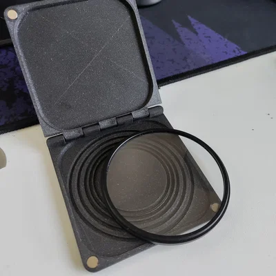 Hộp đựng kính lọc máy ảnh siêu mỏng in 3D (77mm - 45mm)