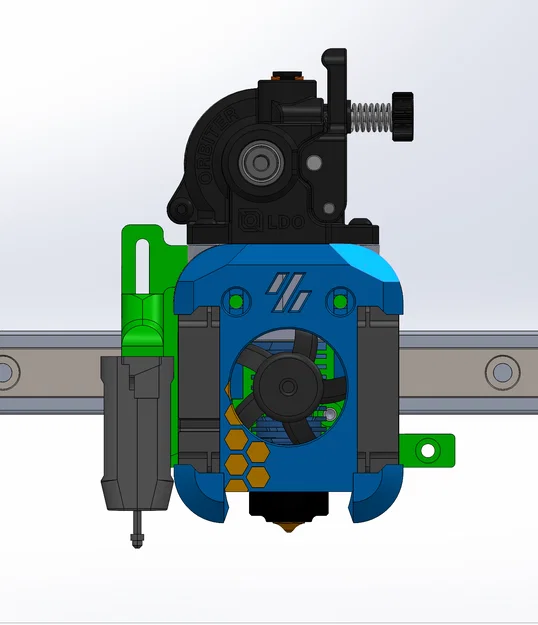 Ender 3 Neo MGN12H Mount DragonBurner/Mini StealthBurner kèm CR-Touch - Image 3