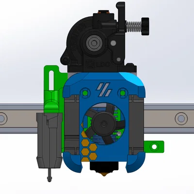 Ender 3 Neo MGN12H Mount DragonBurner/Mini StealthBurner kèm CR-Touch
