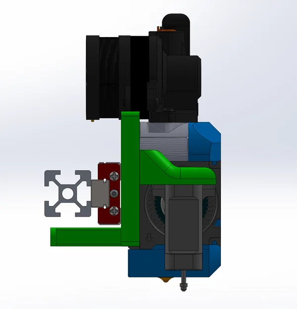 Ender 3 Neo MGN12H Mount DragonBurner/Mini StealthBurner kèm CR-Touch - Image 4