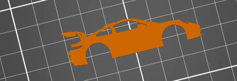 Móc khóa in 3D hình siêu xe Porsche GT3RS phong cách - Image 2
