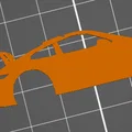 Móc khóa in 3D hình siêu xe Porsche GT3RS phong cách - Thumbnail 2