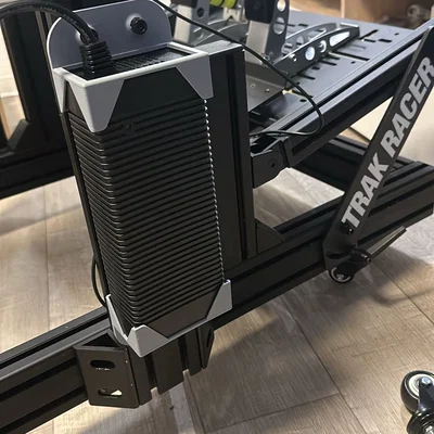 Ngàm gắn nguồn Fanatec ClubSport DD+ lên khung nhôm 80x40