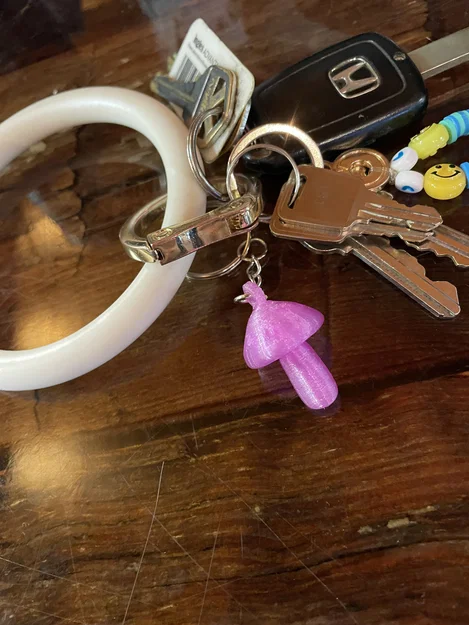 Móc Khóa/Bông Tai Nấm Dễ Thương - Image 1