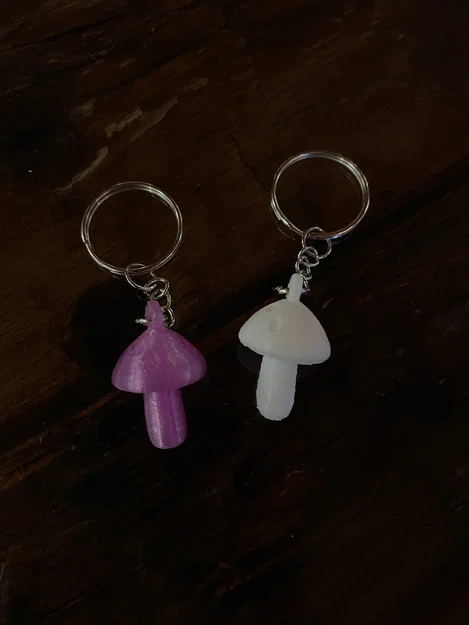 Móc Khóa/Bông Tai Nấm Dễ Thương - Image 2