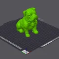 Chó French Bulldog Ngồi (Sitting French Bull Dog) - Thumbnail 2