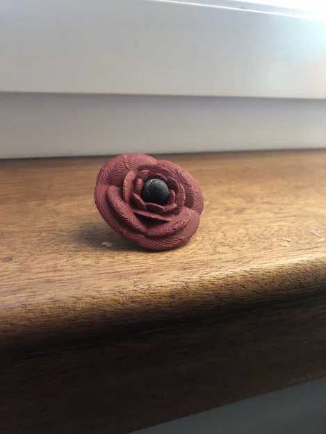 Mô hình hoa anh túc 3D (3D Poppy) tinh tế dùng để trang trí - Image 2