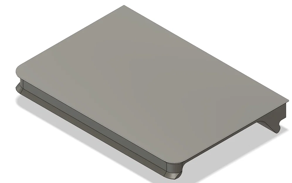 Nắp cho khay Gridfinity 1x1 có tab nhãn (click-in, ôm khít) - Image 4