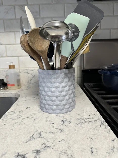 Bình cắm dụng cụ nhà bếp 3D (Kitchen Vase) - Thiết kế tinh tế, bền bỉ - Image 1